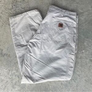 Carhartt Men's Light Gray Cargo Pants